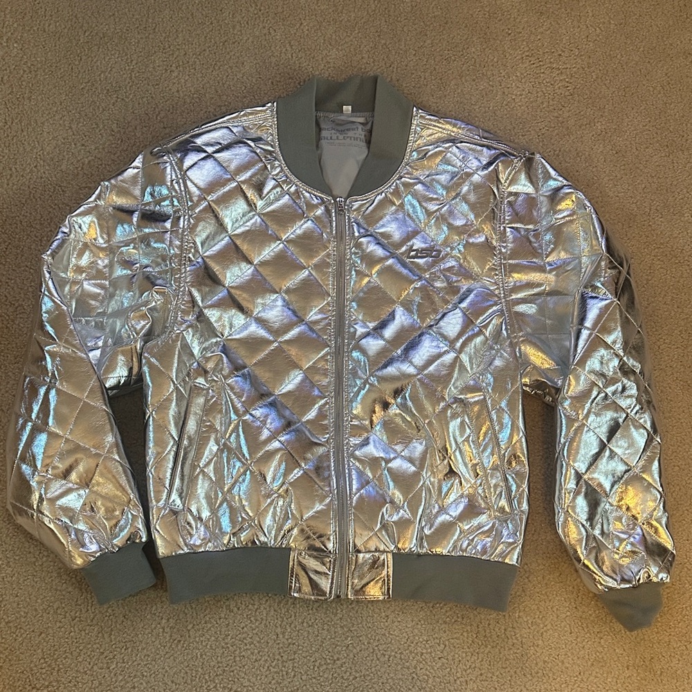 Silver Quilted Backstreet Boys Jacket Exclusively from The Sphere Show 2/14/26 - Picture 5 of 10